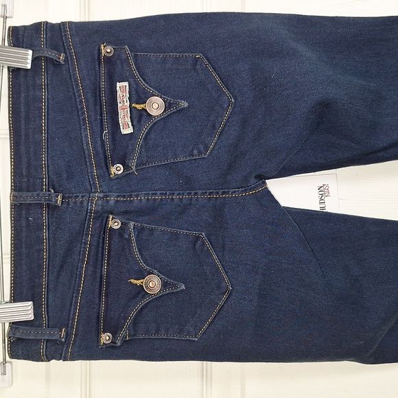 Hudson Girls Kids Skinny Back Flap Pocket Girls Sz 10 Jeans NWT - Picture 8 of 8